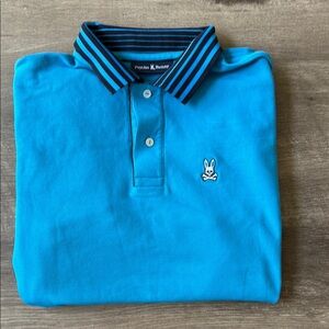 Psycho Bunny Blue Polo Shirt
